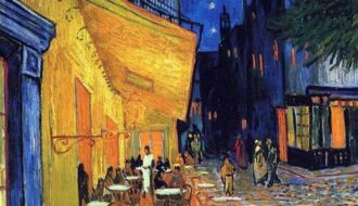 Van Gogh, la Terrazza del Caffè la sera(part.)