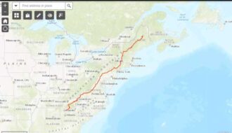 appalachian trial map