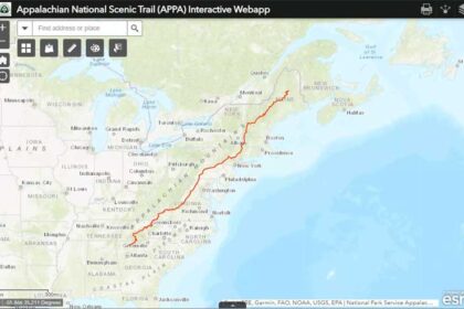 appalachian trial map